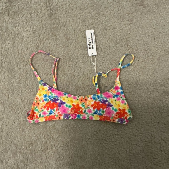Bright Swimwear Floral Bikini Top - Picture 2 of 4